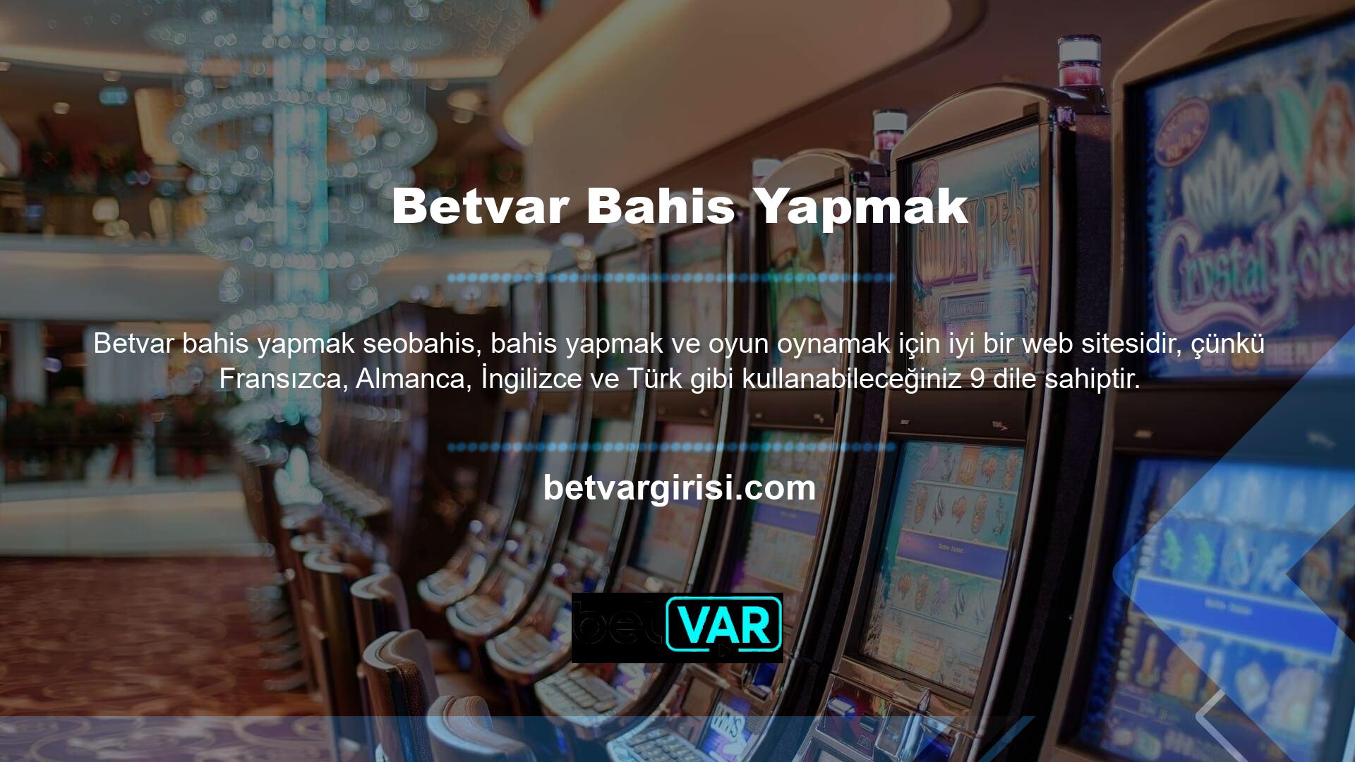 Bu site, herkesin bahse girmesini kolaylaştıran basit bir tasarıma sahiptir